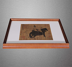 临沧书画装裱配框服务案例